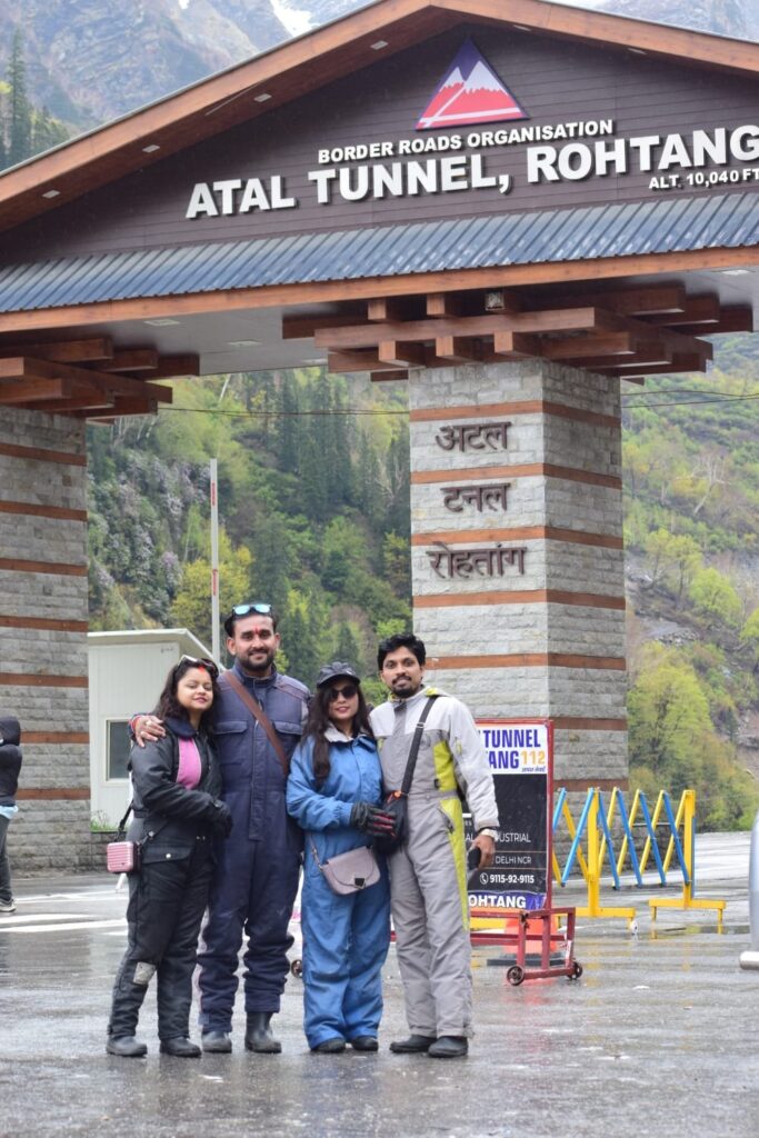 Atal Tunnel Rohtang Near Manali Himachal Pradesh