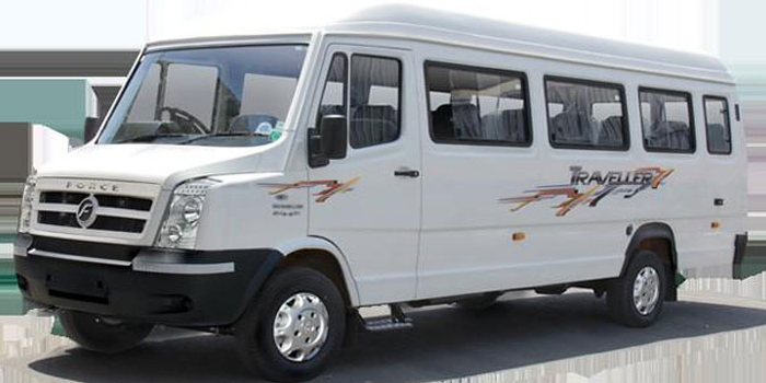 Hire on rent 17 seater tempo traveller in chandigarh