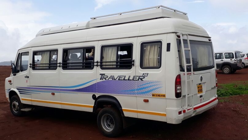 26 Seater tempo traveller in Chandigarh for Corporate and large group travel.