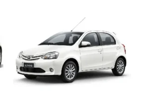Toyota Etios car for Delhi to Chandigarh taxi service by Banshu Tour and Travels for one way and round trip travel